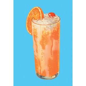  Orange Fizz 24X36 Giclee Paper