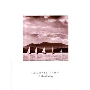 Boats Racing Finest LAMINATED Print Michael Kahn 12x16