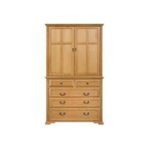  Transitions Oak 2Pc Bedroom Armoire