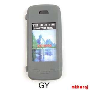 Phone Cover For LG Voyager VX10000 Soft Rubber Skin, Gray  