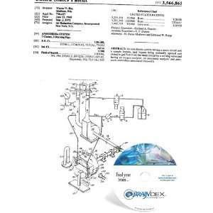  NEW Patent CD for ANESTHESIA SYSTEM 