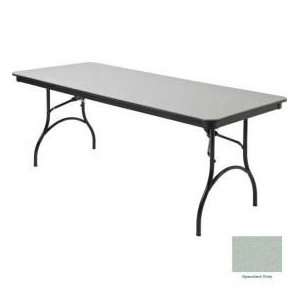 Mity Lite Abs Folding Tables   Rectangle   18X 96 Speckled Gray 