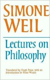 Lectures on Philosophy, (0521293332), Simone Weil, Textbooks   Barnes 