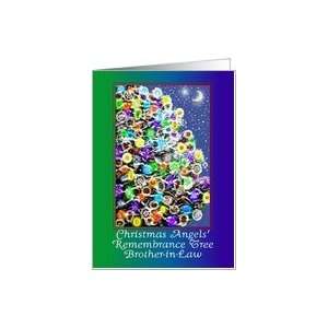  Brother in Law Christmas Angel Remembrance Tree Card 