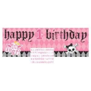  First Birthday Angel Giant Banner w/ Sticker Letters Toys 