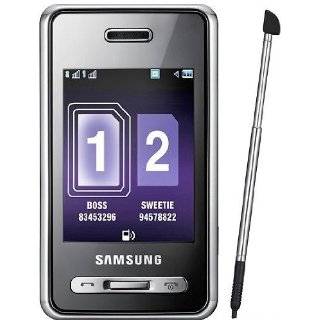 Samsung D980 Duos   Unlocked Dual Sim TriBand Cellular Phone   5MP 