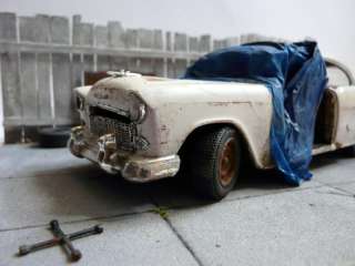 1955 CHEVY BEL AIR DIORAMA   Junkyard UNIQUE 55 Chevrolet backyard 