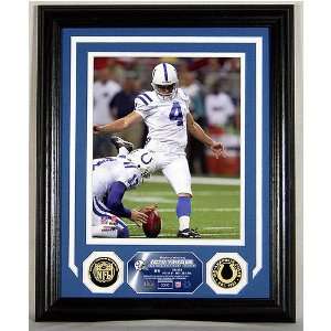  Adam Vinatieri Indianapolis Colts Autographed Photomint 