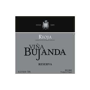  Vina Bujanda Rioja Reserva 2009 750ML Grocery & Gourmet 