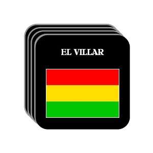  Bolivia   EL VILLAR Set of 4 Mini Mousepad Coasters 