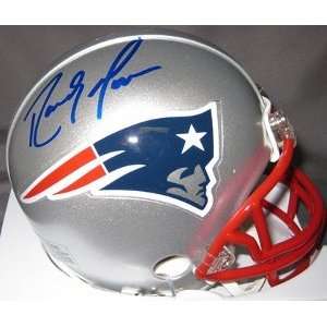  Randy Moss signed New England Patriots Replica Mini Helmet 
