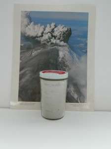   MT SAINT ST HELENS VOLCANIC ASH Sample 14 Oz Ounce Washington Eruption