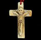 30x45mm Carved OXBone Cross Pendant