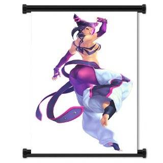 Street Fighter IV Anime Game Juri Fabric Wall Scroll Poster (16x25 