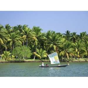  Kerala Backwaters Near Allapuzha, Kerala, India Stretched 