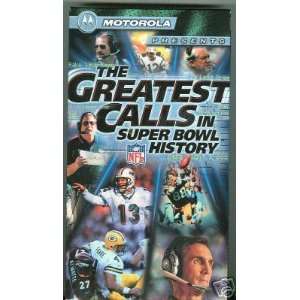   Greatest Calls in Super Bowl History (1 VHS Tape, New in Shrink Wrap