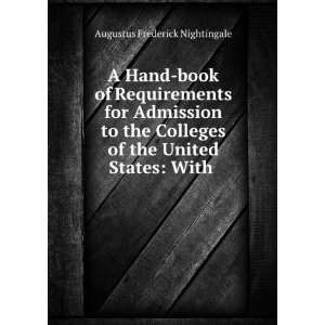   of the United States With . Augustus Frederick Nightingale Books