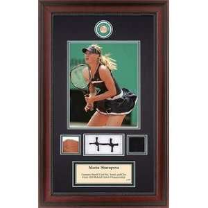  Maria Sharapova 2008 Roland Garros Memorabilia With Clay 