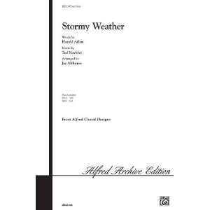  Stormy Weather Choral Octavo Choir Music by Harold Arlen 