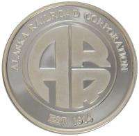 Alaska Mint 2011 RAILROAD Medallion Proof 1Oz Silver  