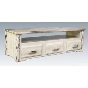   Woodworks Sitting Chest / Entertainment Center Lacquered Furniture