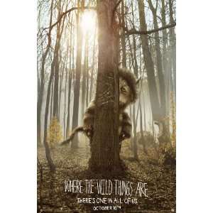  Where The Wild Things Are Advance Movie Poster Double 