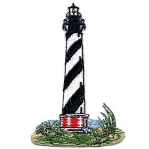  Nautical/Hatteras Lighthouse Iron On Embroidered Applique 