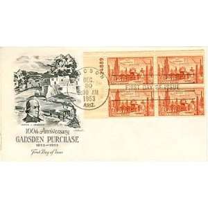 United States First Day Cover 100th Anniv. Gadsden Purchase Issued 