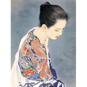  Tattoo Japanese Lady Wall Scroll R28