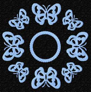 Butterfly Ornaments 14 Machine embroidery designs set  