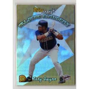  2000 Topps Stars 5 All Star Authority Tony Gwynn Padres 