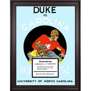  1932 North Carolina Tar Heels vs. Duke Blue Devils 36 x 48 