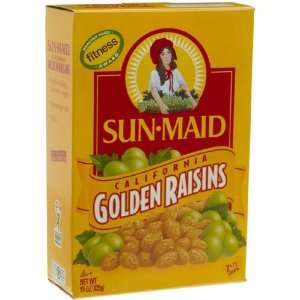 Sun   Maid Raisins California Golden   24 Pack  Grocery 