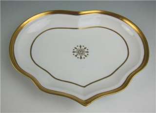 Vista Alegre Porcelain HEART SHAPED TRAY Dish Plate Old Paris Style 