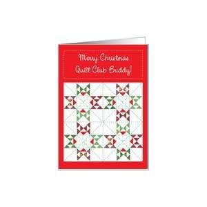  Christmas / For a Quilt Club Buddy Card Health & Personal 