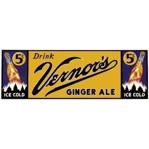  Vernors Ginger Ale Porcelain Refrigerator Magnet Kitchen 