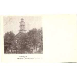  1900 Vintage Postcard Jay County Court House Portland 
