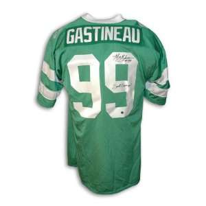  Mark Gastineau Autographed New York Jets Green Throwback 
