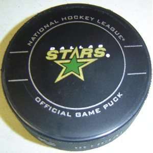    Dallas Stars NHL Hockey Official Game Puck