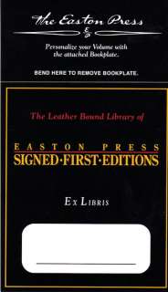 10) Signed First Edition Book Plates Easton Press  