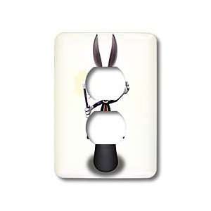 Boehm Graphics Cartoon   Cartoon Rabbit Magician   Light Switch Covers 