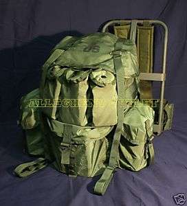 EXC Large US ARMY ALICE BACK PACK w/FRAME Pads w/Manual  