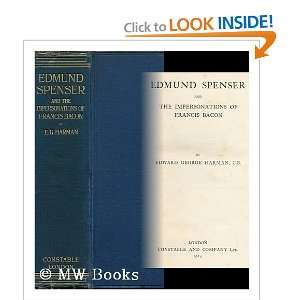 Edmund Spenser and The Impersonations of Francis Beacon Edward George 
