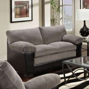  Simmons Upholstery Simmons Lancaster Black Leather 