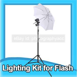New Photo Light Stand Soft Umbrella Flash Mount B set  