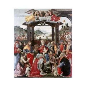  Domenico Ghirlandaio   Adoration Of The Magi Giclee