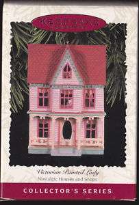 1996 Hallmark Victorian Painted Lady Nostalgic Houses  