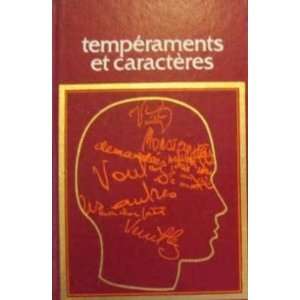 Temperaments et Caracteres Jacques Girardon  Books