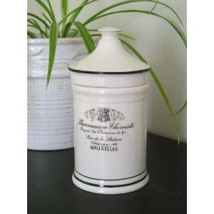  Bath Canister   Small in Ivory Ceramic by America Retold 