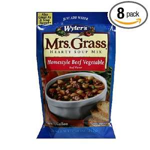 Wylers Soup Starter Beef Vegetable, 7.48 Ounce Package (Pack of 8)